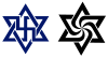 Versions of the Raëlian symbol.