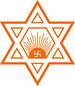 The emblem of Ananda Marga.
